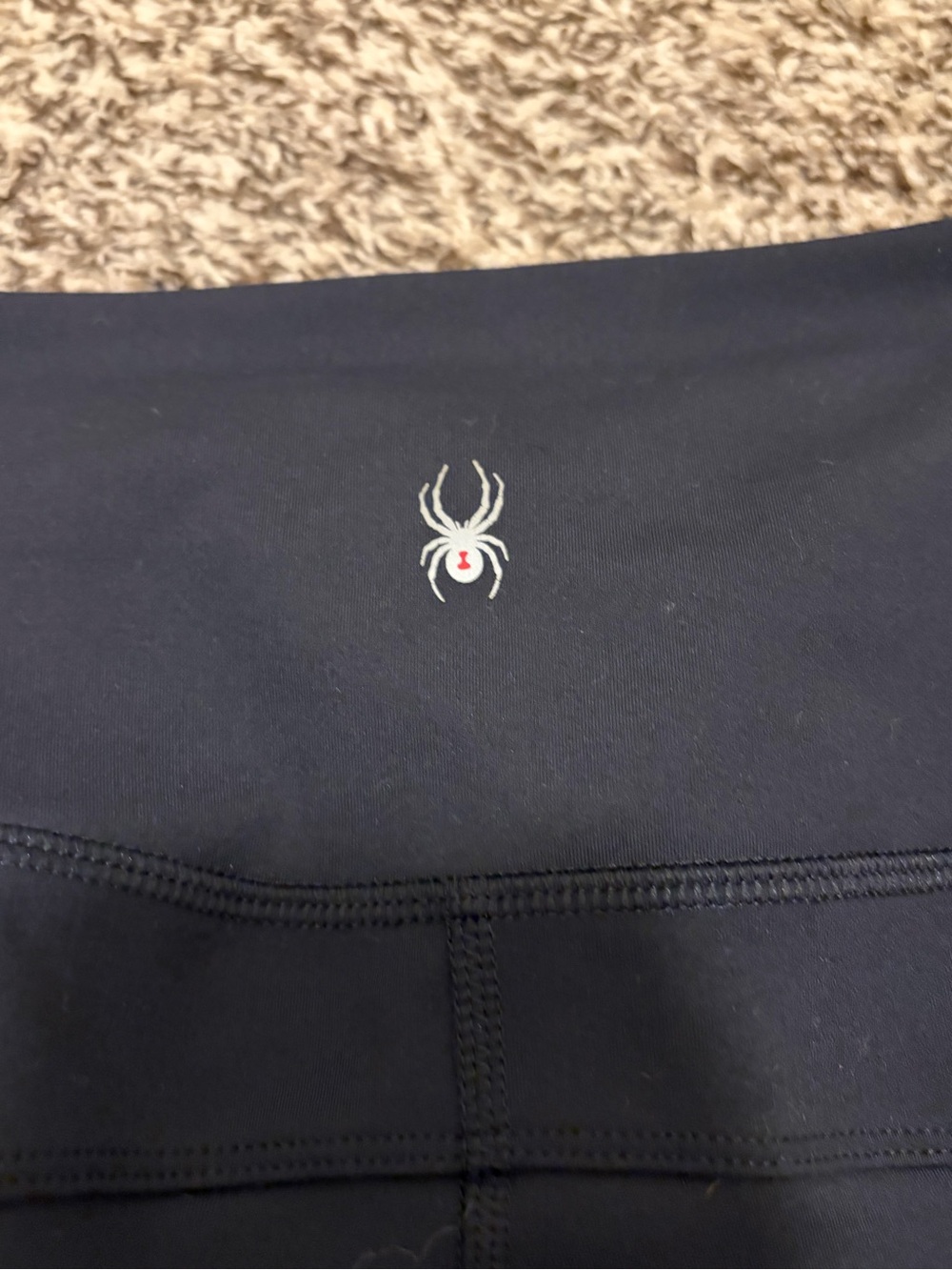 Spyder Black Active Performance Leggings - Picture 5 of 5
